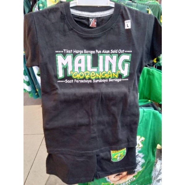 SETELAN KAOS PERSEBAYA BONEK ANAK KIDS BEST SELLER