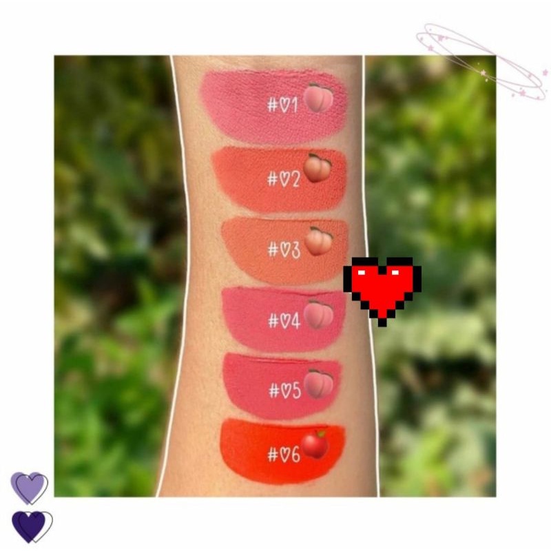 [SWEET LOVE] Lipstik Lipgloss Lipmatte Lipcream Lip Mousse Sweet Love Lipstik Thailand Lip Cream