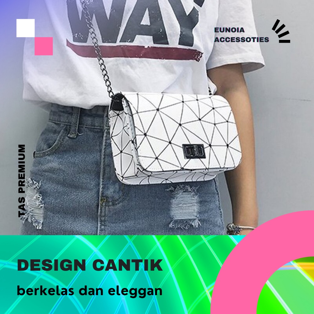 Tas Selempang Slingbag Samping Gantung Anak Wanita Cewek Remaja Perempuan Kekinian Import Murah