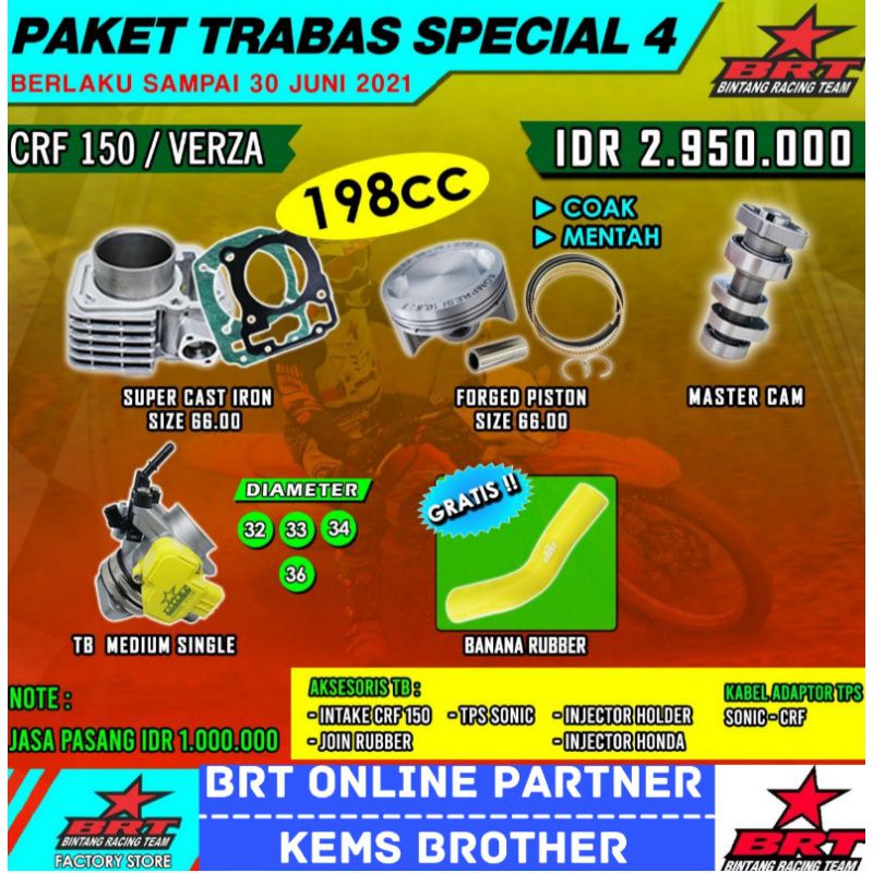 PAKET TRABAS CRF BRT SPECIAL 4