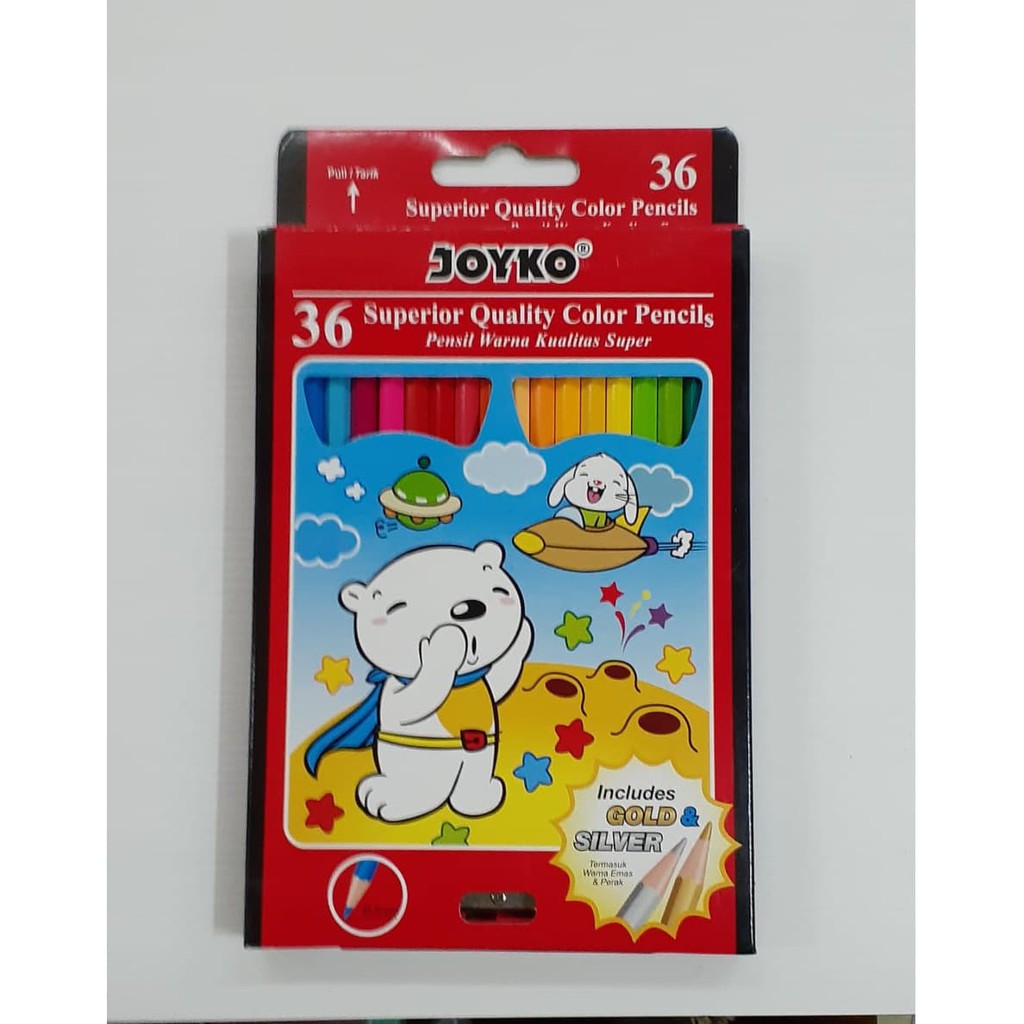 

PENSIL WARNA JOYKO 36 WARNA CP-36PB | ATK