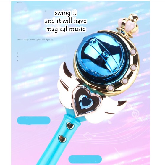 [ORGM] Mainan Tongkat Peri Princess Magic Wand Sailor Moon Model Panjang