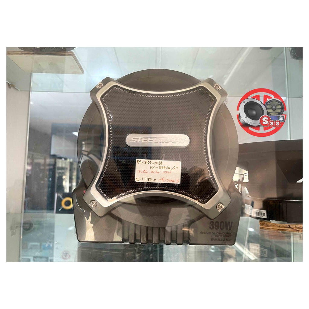 Steelmate SW833V2 Subwoofer Aktif Mobil Ukuran 8 inch