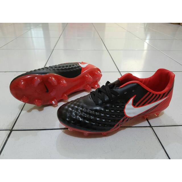 Sepatu Bola Nike Magista Opus III FG - Black Red White