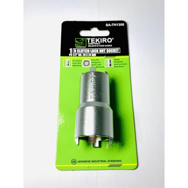 Kunci Mahkota Tekiro Double Crown Tekiro Clutch Lock Nut Socket 20 x 24 mm