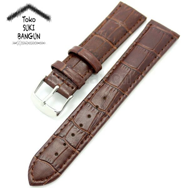 TALI JAM 26mm Kulit Leather Bamboo Pattern Buckle Watch Band Strap