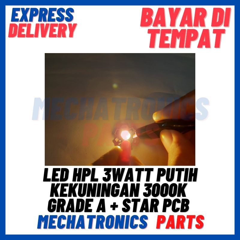 [DSP-9087] GRADE A HPL + STAR PCB 3WATT ALL COLOR, AQUASCAPE, DECORATION PUTIH KEKUNINGAN 3000K