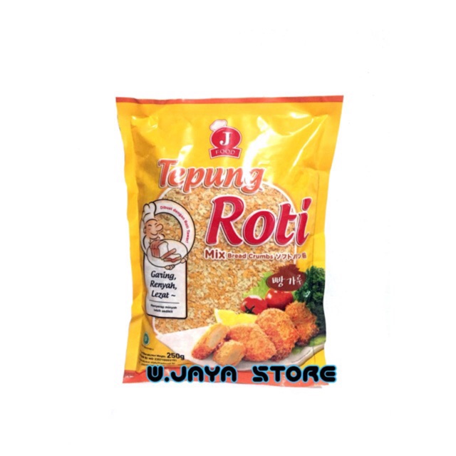 J FOOD TEPUNG ROTI MIX BREAD CRUMBS 250g