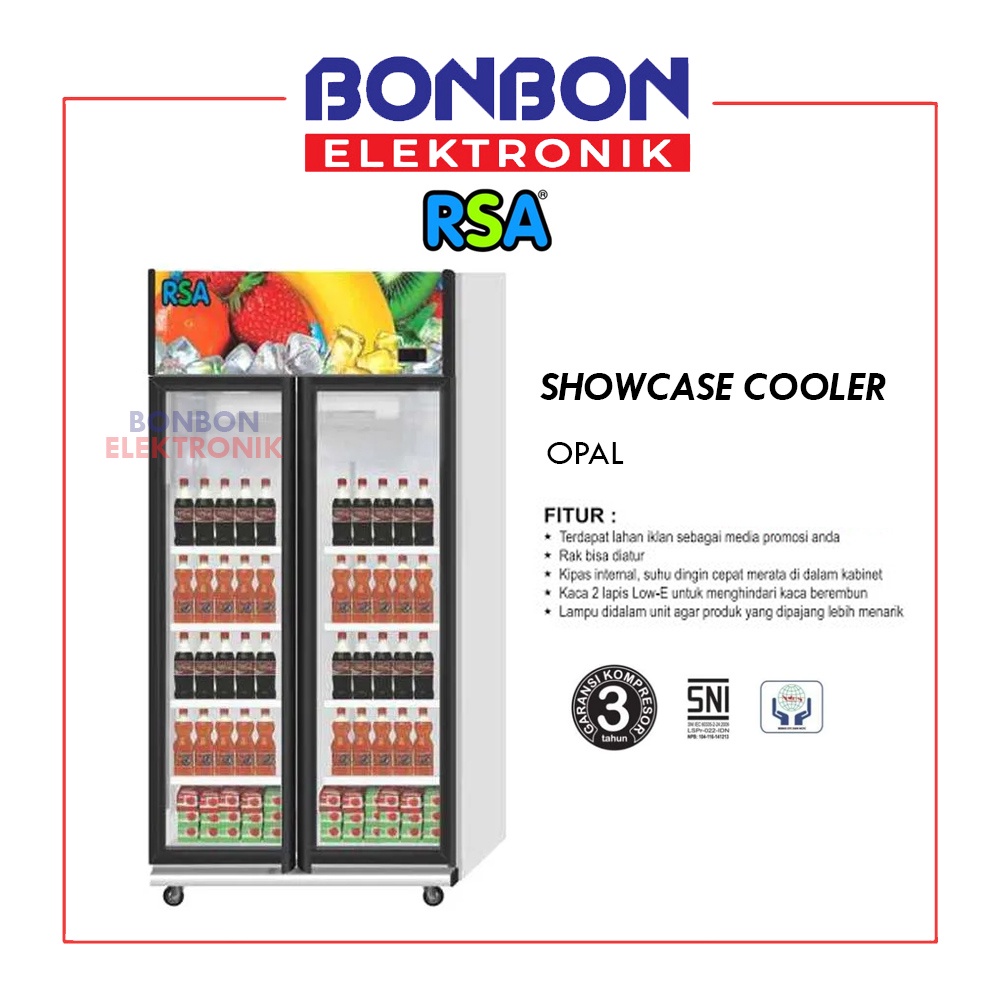 RSA Showcase Display Cooler Opal