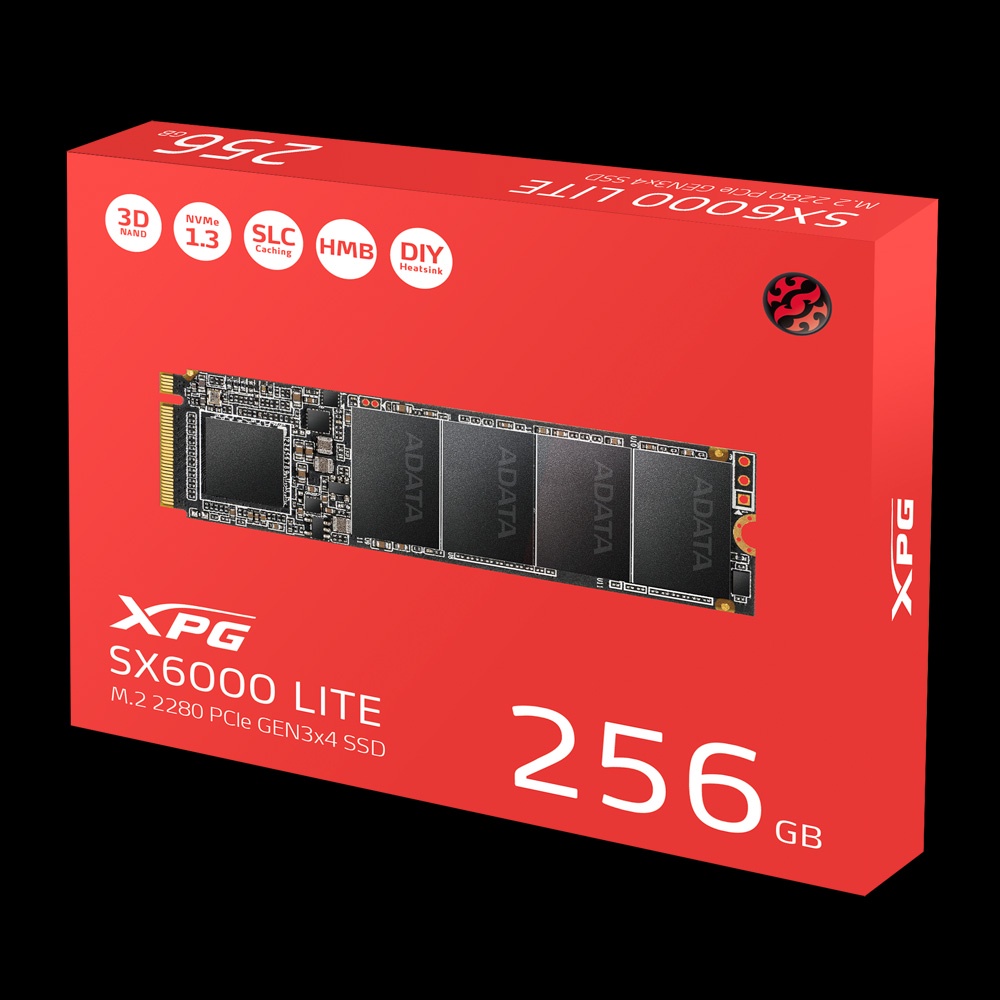 ADATA SSD M.2 2280 PCIe Gen3x4 XPG-SX6000 Lite - 256GB