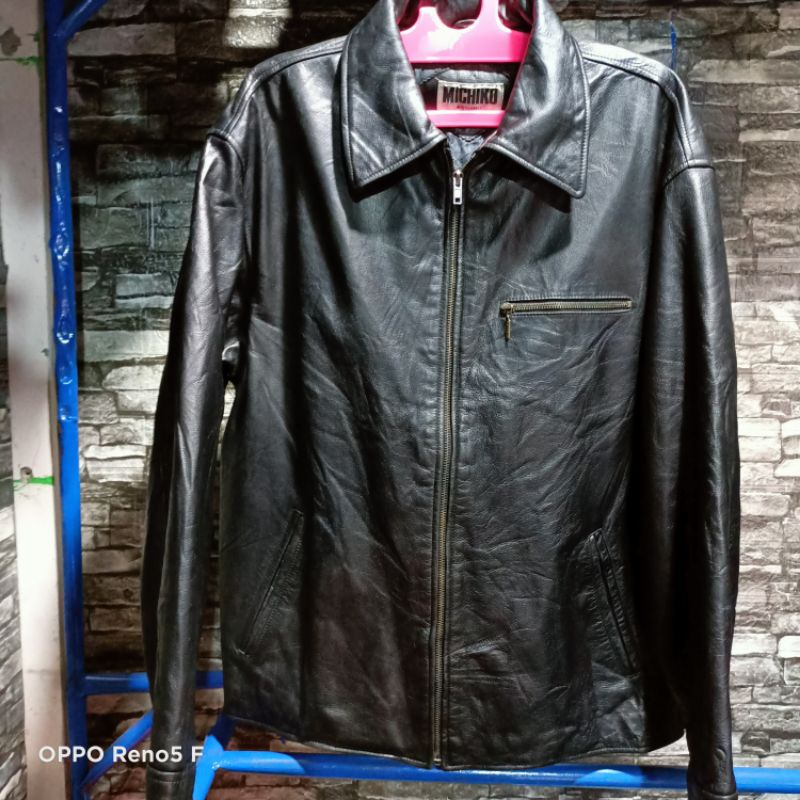 JAKET KULIT PRIA MICHIKO LONDON