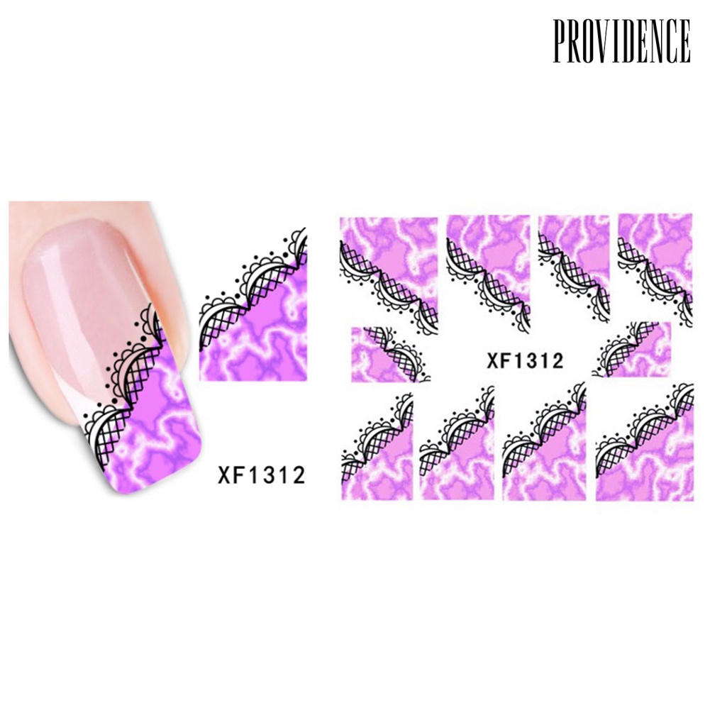 Providence Stiker Decal Transfer Air Untuk Dekorasi Nail Art Diy