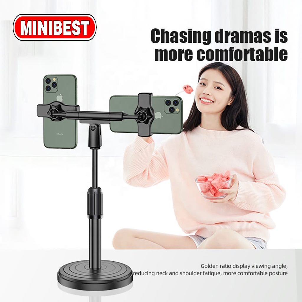 MB Desktop stand 360 Degree Rotating mobile phones holder Live Broadcast Stand Lazy Mobile Phone Holders magnetic car phone holder