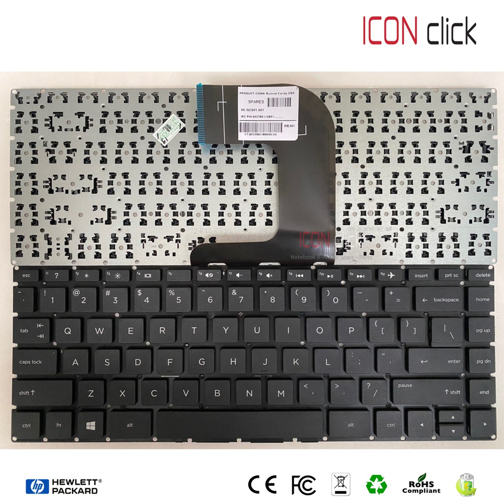Keyboard Laptop Hp Pavilion 14g Ad000 14q Aj000 14 Am Series 14 Am008tu 14 Am013tu 14 Am015tx Hitam Shopee Indonesia