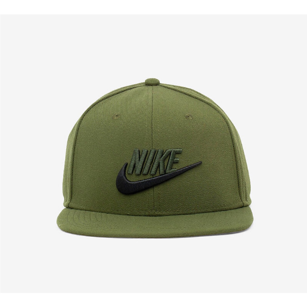 Original 100% Topi Nike Pro Futura Cap Snapback Hat Green Hijau 891284-326