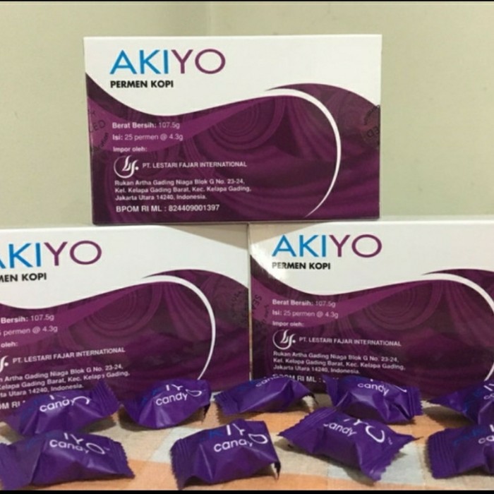 

⭐ PALING LARIS Akiyo Permen Kopi Permen Akiyo Candy Rasa Kopi Herbal Asli Resmi BPOM