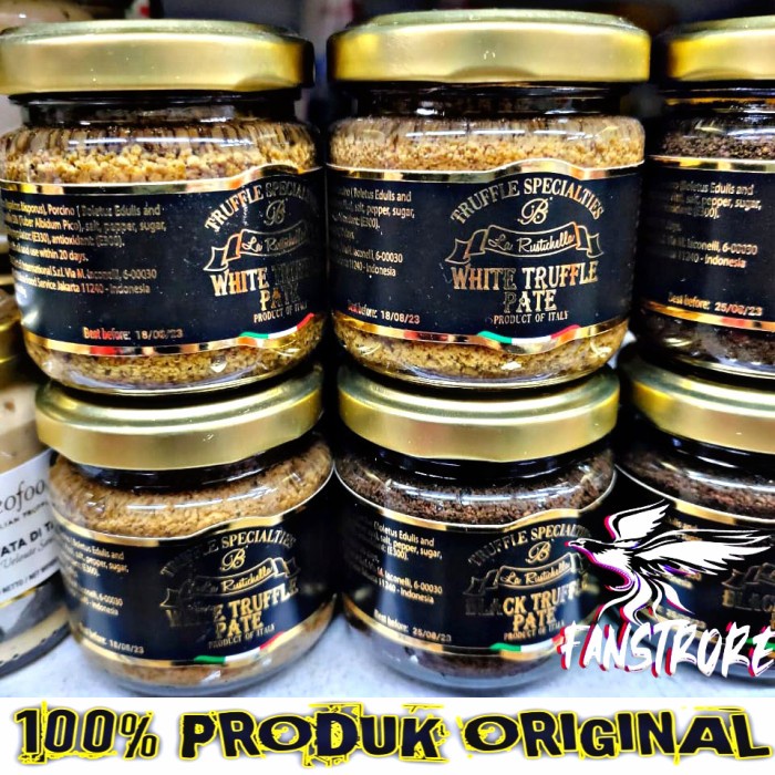 

Fchgtyani La Rustichella Black Truffle Pate/ Jamur Hitam Truffle 90Gr