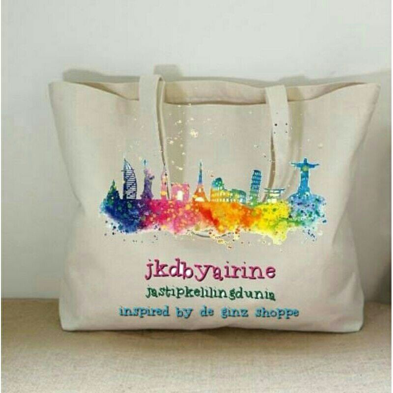 

Goodie Bag Totebag custom desain suka - suka