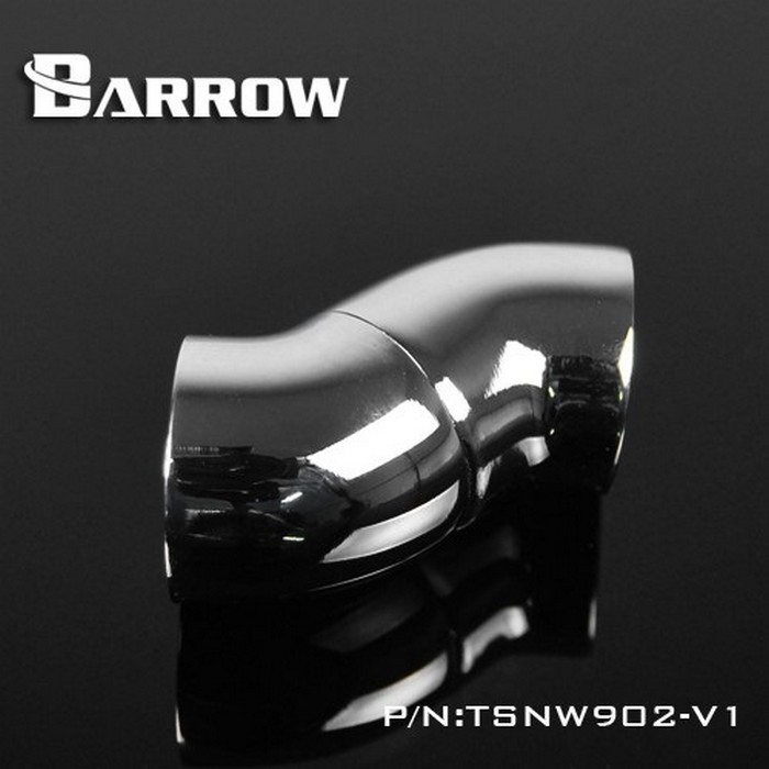 BARROW TSNW902-V1 90 Snake Rotary Adapter M-M Silver