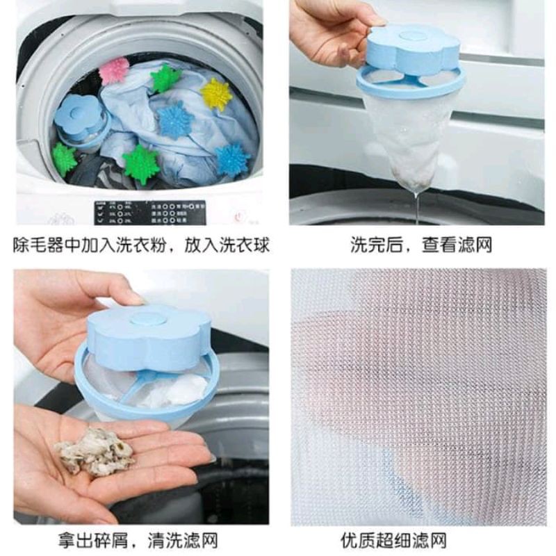 Filter Saringan Mesin Cuci Motif Bunga