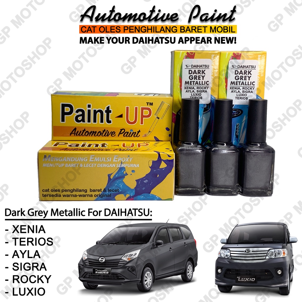 Daihatsu Dark Grey Metallic Cat Oles Penghilang Baret Mobil Abu Abu Metalik Xenia Ayla Sigra Luxio