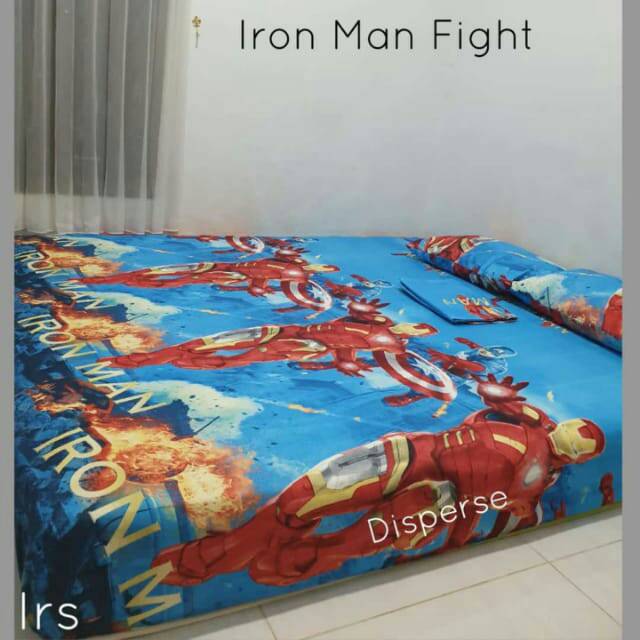 Sprei Homemade MURAH IRON MAN FIGHT
