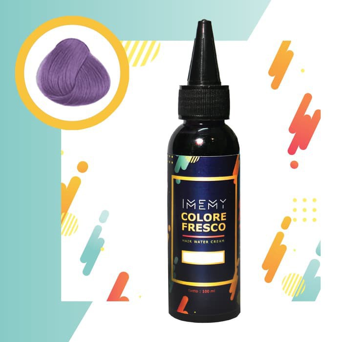 COLORE FRESCO BUBBLE GUM color cream cat pewarna rambut ungu pastel
