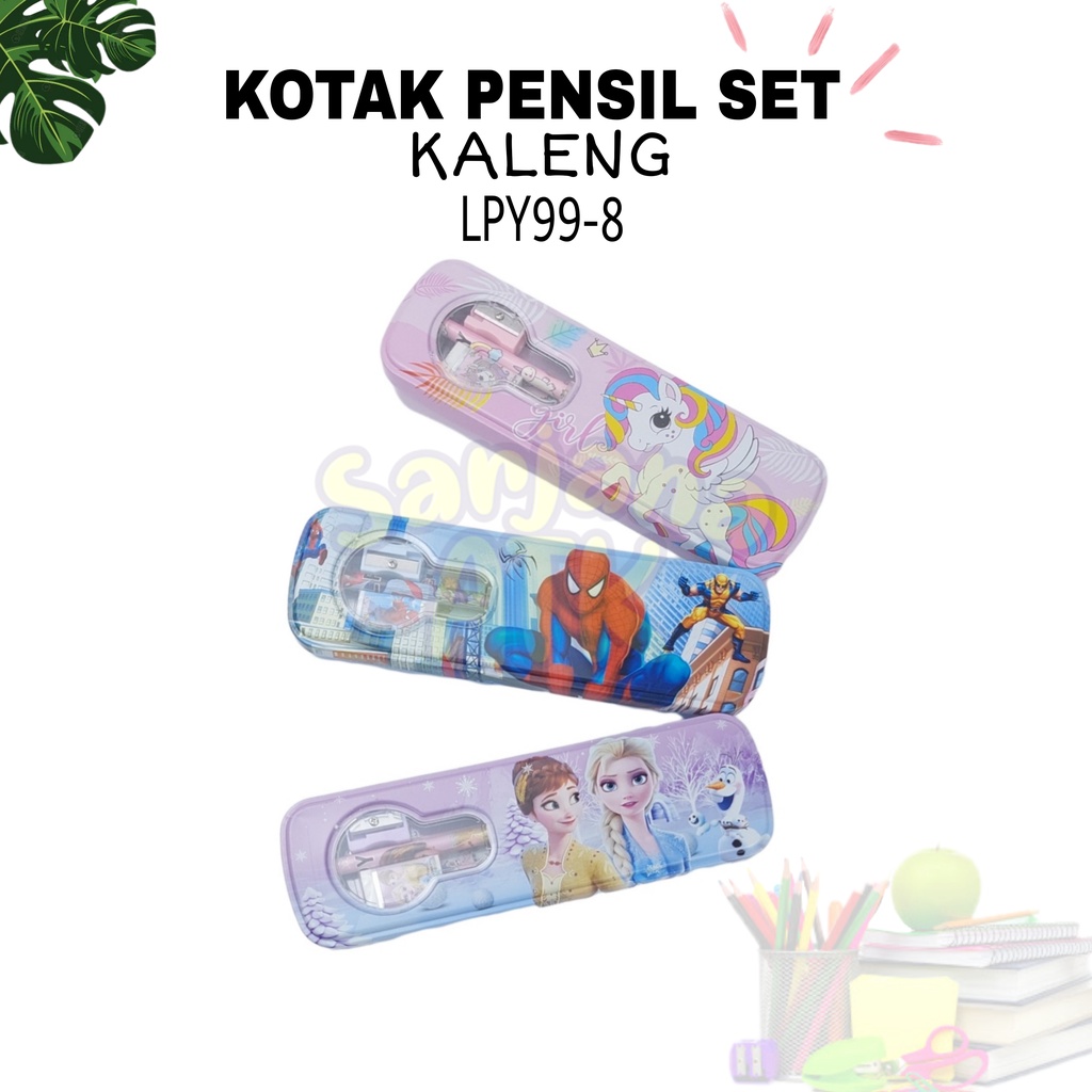 

Kotak Pensil Kaleng Set / Pencil Case Set Funcy LPY99-8