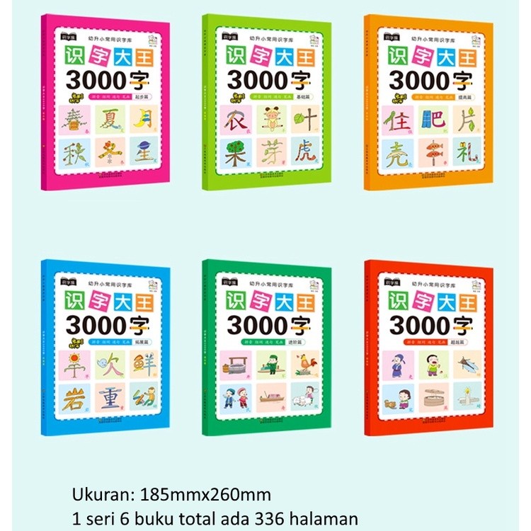 

Buku Belajar Kata Mandarin, Buku Belajar Huruf Mandarin (1 Buku)