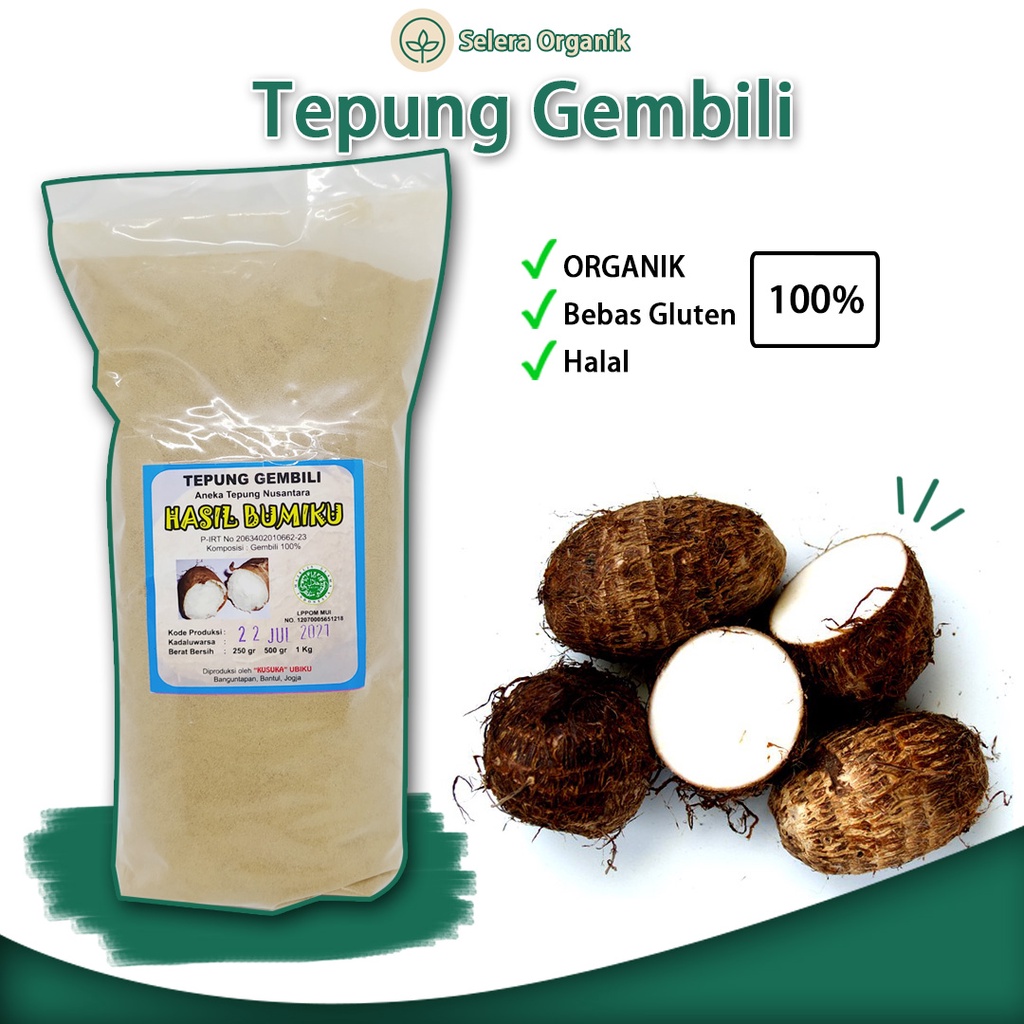 

Tepung Gembili (1kg) Organik Bebas Gluten Free | Selera Organik Jogja