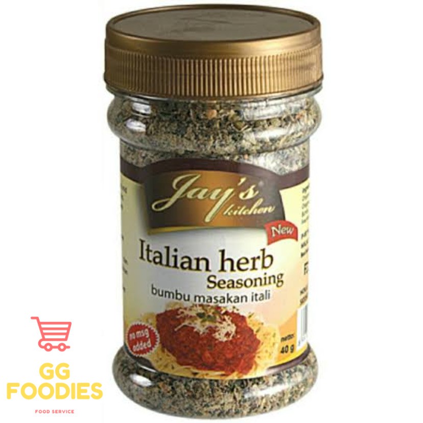 

Jay's Italian Herb Seasoning 40gr Bumbu Masakan Italia Tanpa MSG HALAL