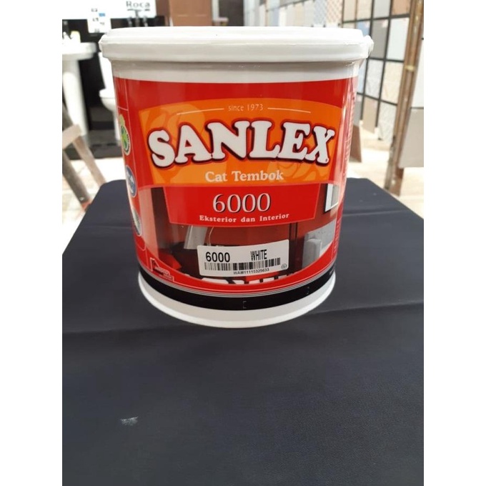 CAT TEMBOK SANLEX WARNA PUTIH KEMASAN 5KG