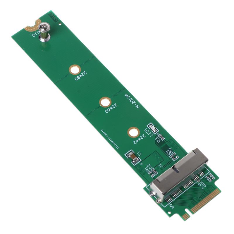 btsg For MacBook Air Pro 12+16 Pins SSD to M.2 Key M (NGFF) PCI-e Adapter Converter Card for PC Computer Accessories