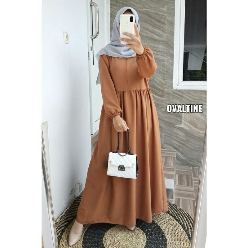 Daily dress/ gamis sehari hari/ gamis remaja termurah