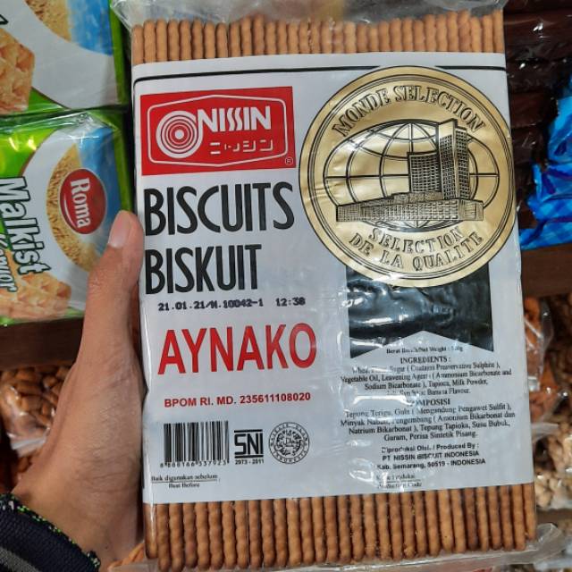 Nissin Aynako 500 gram | wafer biskuit