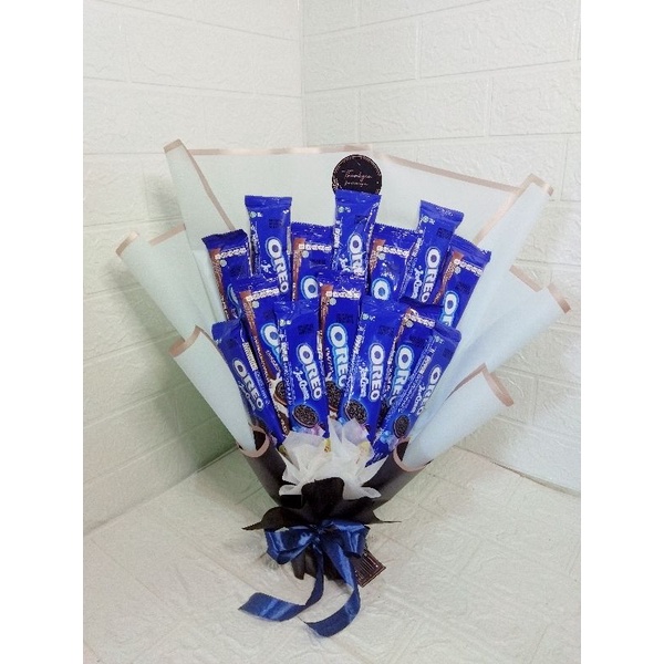 

BUKET/BOUQUET SNACK OREO JUMBO (HADIAH ULANG TAHUN/WISUDA/SIDANG/SEMPRO/ANNIVERSARY/BUKET SNACK MURAH)