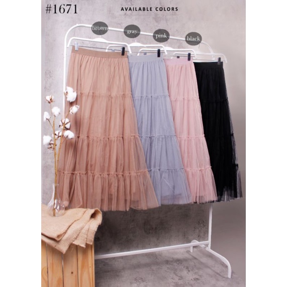 Rok Tutu Dewasa Tile Import Premium