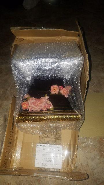 Kotak Perhiasan Cincin Kalung Gelang Jam Tangan Alas Frame Tutup Mika Seserahan Hantaran Pernikahan