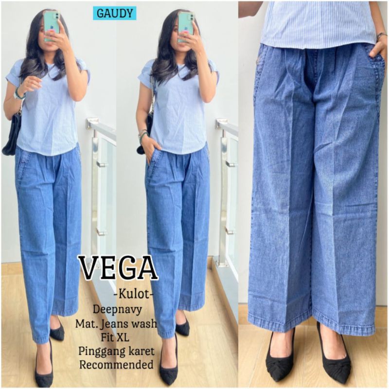 VEGA KULOT JEANS WASH