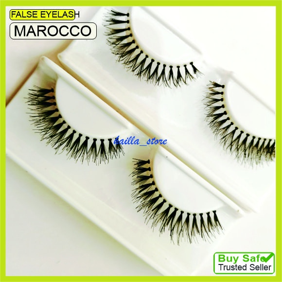 Bulu mata Fake Eyelash Palsu MAROCCO Lembut Premium Bagus Murah Kualitas Export