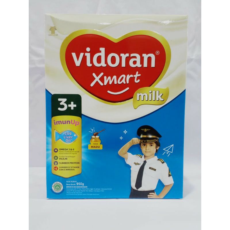 vidoran Xmart 3+ madu 950 gram