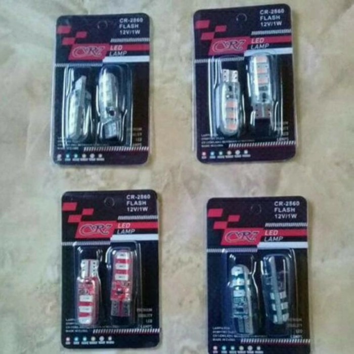 Sen Jelly Diam Set / Lampu LED T10 Jelly Silicon Diam / Sein Senja T10 Silicon Jely LED Sen-3