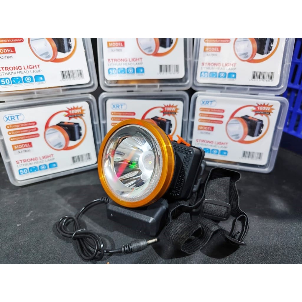 Senter Kepala Cas 80W Super Terang / Senter Kepala Probest 80/50/30 Watt 3000mAh Best