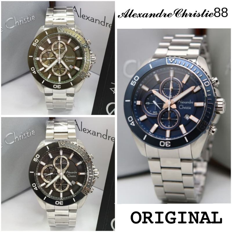 Jam Tangan Pria Alexandre Christie 6543 AC 6543 AC6543 MC | Original
