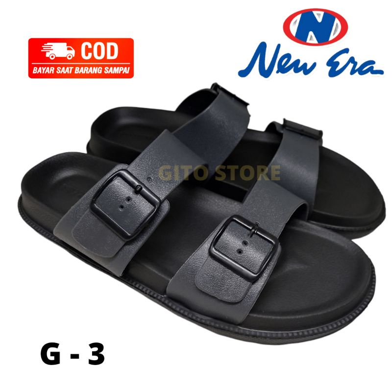 Sandal  Selop Pria New Sendal  Pria Model Ban Dua - Sandal Santai Pria