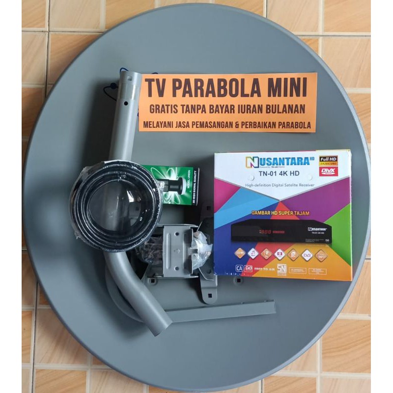 Parabola mini Nusantara HD siap pasang wilayah Banjabaru Martapura Banjarmasin