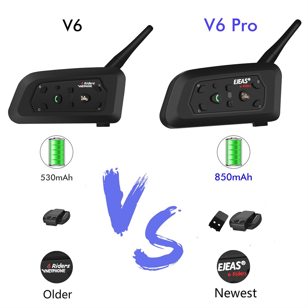INTERCOM EJEAS V6 PRO EJEAS BLUETOOTH HELM HEADSET NON MAXTO M2 NON FREEDCONN ORIGINAL-1