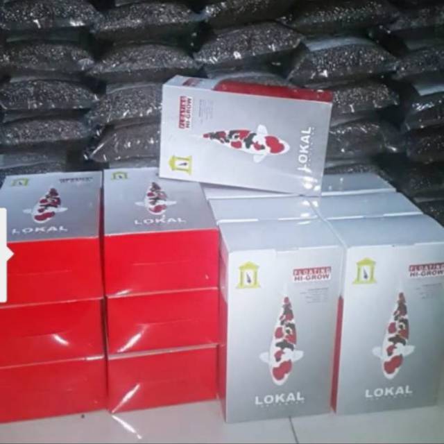 PAKAN IKAN KOI LOKAL TAK GENTAR ( LTG ) KEMASAN 1.5KG