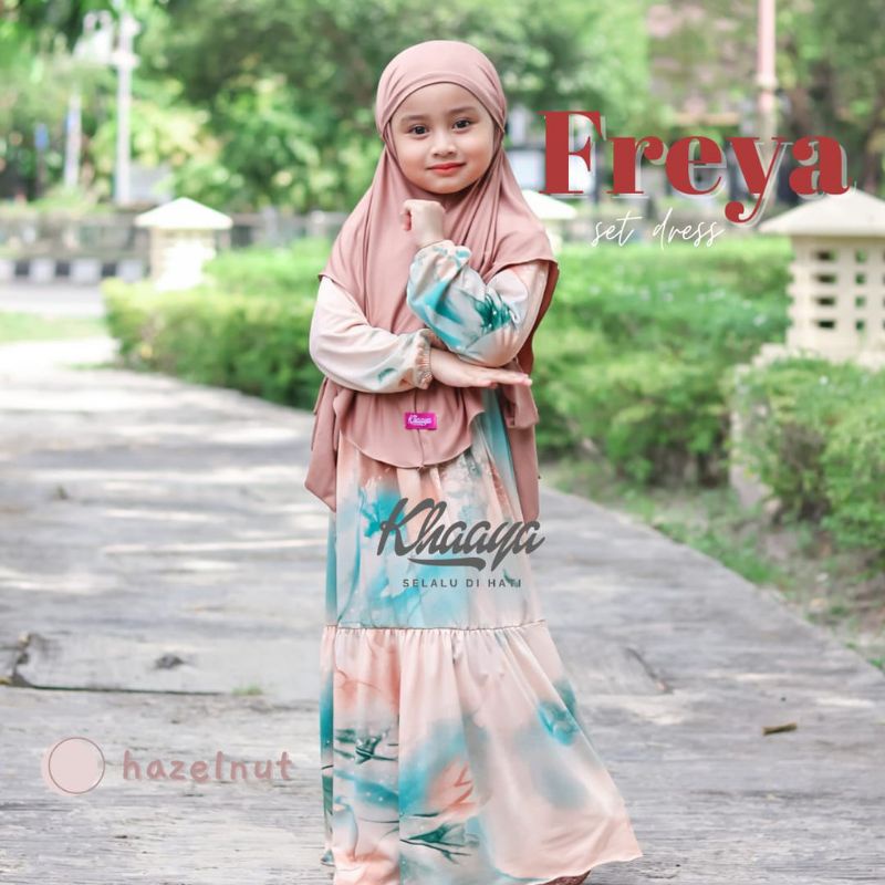 Afsheenastore Gamis Anak Freya / Ready Size 3