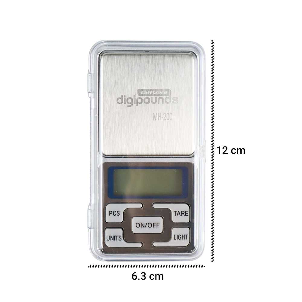 Taffware Digipounds Timbangan Emas Mini Pocket 200 g 0.01 g